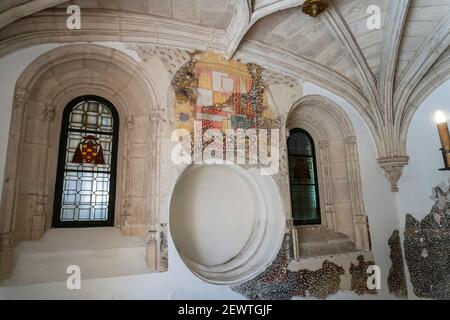 Tolède, Espagne, juillet 2020 - intérieur du monastère de Saint John dans l'ancienne ville de Tolède, Espagne Banque D'Images