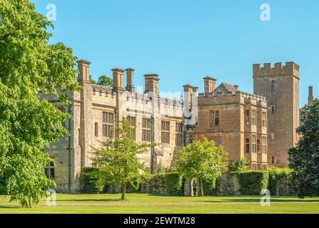 Bâtiment principal du château de Sudeley près de Winchcombe, Gloucestershire, Angleterre Banque D'Images