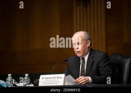 Washington, États-Unis d'Amérique. 03ème mars 2021. Brian P. McKeon comparaît devant une audience du Comité sénatorial des relations étrangères pour sa nomination au poste de sous-secrétaire à la gestion et aux ressources, ministère d'État, dans l'édifice Dirksen du Bureau du Sénat, à Washington, DC, le mercredi 3 mars 2021. Credit: Rod Lamkey/CNP | usage dans le monde crédit: dpa/Alay Live News Banque D'Images