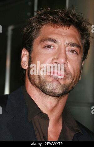 Javier Bardem assiste au gala du 40e anniversaire de New Line Cinema pour la Société du film de Lincoln Center à Fredrick P. Rose Hall au Time Warner Center à New York le 5 octobre 2007. Crédit photo : Henry McGee/MediaPunch Banque D'Images