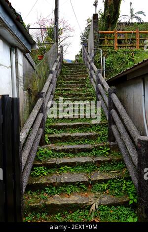 Jingtong architecture de style japonais, une destination populaire dans la ville de New Taipei Taiwan Banque D'Images