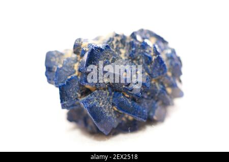 Bleu azurite, trouvés dans les mines de cuivre Banque D'Images