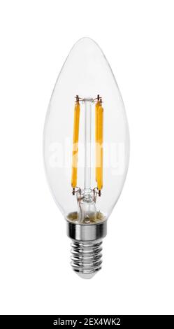 Ampoule. Ampoule isolée sur fond blanc. Banque D'Images