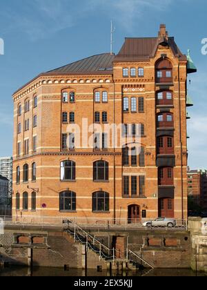 À la place Kannengiesser à Hambourg, en Allemagne Banque D'Images