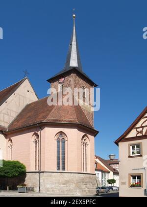 Église Spital de Bad Windsheim, Allemagne Banque D'Images