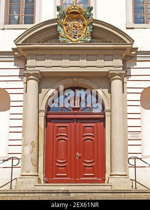 Porte d'entrée au tribunal de district de Lueneburg Banque D'Images