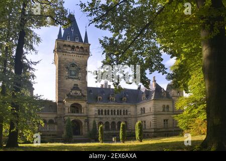 Château de Hummelshain Banque D'Images