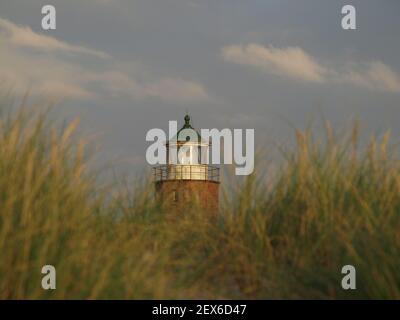 Lighthouse Kampen, Sylt, Allemagne Banque D'Images