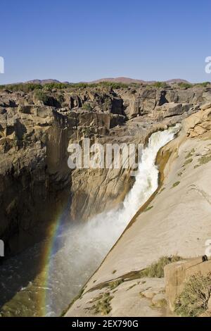 Chutes d'Augrabies, rivière Orange, parc national d'Augrabies Falls, Afrique du Sud, Afrique, chutes d'Augrabies, rivière Orange, Afrique du Sud Banque D'Images