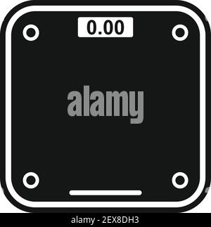 Icône échelles intelligentes, style simple Illustration de Vecteur