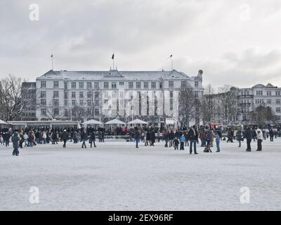 Alster Ice Delight 2010 à Hambourg, Allemagne Banque D'Images