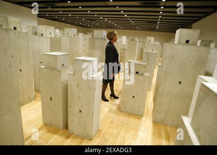 Antony Gormley's Allotissement 11 à la Hayward Gallery le 14 mai 2007 à Londres. photo David Sandison Banque D'Images