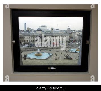 Une des dernières propriétés résidentielles disponibles sur Trafalgar Square. 60 Trafalgar Sq est sur le marché.pic David Sandison 4/3/2002 Banque D'Images