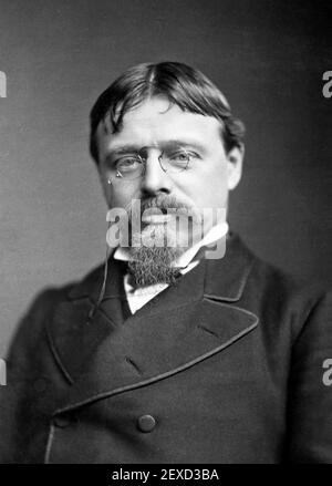 Lawrence Alma-Tadema. Portrait de l'artiste anglo-néerlandais Sir Lawrence Alma-Tadema (n. Lourens Alma Tadema, 1836-1912), 1870 Banque D'Images