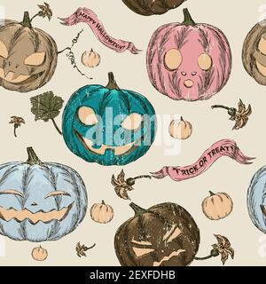 Citrouille Halloween avec arrière-plan transparent. Banque D'Images