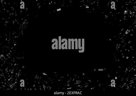 Cristal cassé Banque D'Images