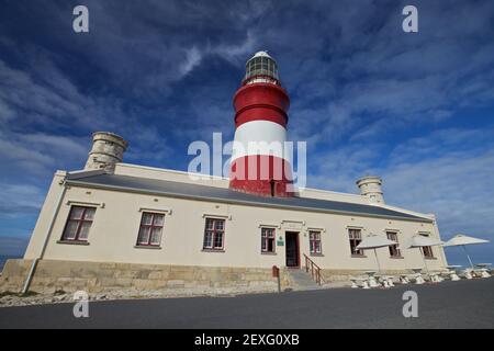 Phare, cap Agulhas Banque D'Images