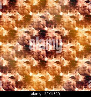 Sans couture couleur marron aquarelle faite à la main, magnifique papier peint Banque D'Images