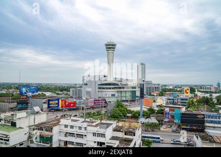 Nakhon Ratchasima, Thaïlande - 15 août 2020, l'environnement du bâtiment du magasin du terminal 21, branche de Nakhon Ratchasima, samedi., N Banque D'Images