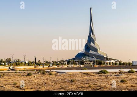 Dubaï, Émirats Arabes Unis - photo d'un HH Sheikh Mohammed Bin Rashid Al Maktoum parc solaire le plus grand site solaire au monde. Banque D'Images