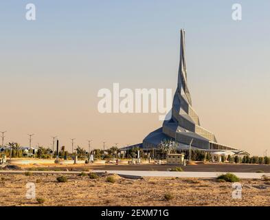 Dubaï, Émirats Arabes Unis - photo d'un HH Sheikh Mohammed Bin Rashid Al Maktoum parc solaire le plus grand site solaire au monde. Banque D'Images