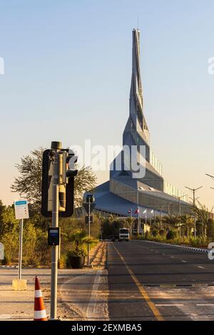 Dubaï, Émirats Arabes Unis - photo d'un HH Sheikh Mohammed Bin Rashid Al Maktoum parc solaire le plus grand site solaire au monde. Banque D'Images