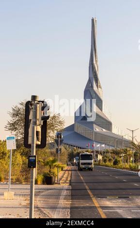 Dubaï, Émirats Arabes Unis - photo d'un HH Sheikh Mohammed Bin Rashid Al Maktoum parc solaire le plus grand site solaire au monde. Banque D'Images