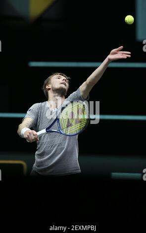 Rotterdam, pays-Bas. 03ème mars 2021. Alexander Bublik du Kazakhstan au cours du jour 3 du 48e tournoi de tennis mondial ABN AMRO, un tournoi ATP Tour 500 le 3 mars 2021 à l'Ahoy Rotterdam à Rotterdam, pays-Bas - photo Jean Catuffe/DPPI/LiveMedia crédit: Paola Benini/Alay Live News Banque D'Images