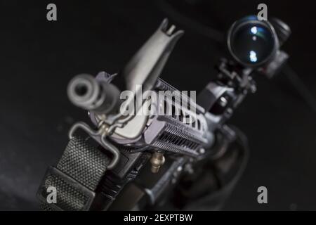 Pistolet AR-15 Banque D'Images