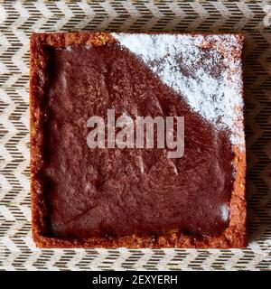 Tartelettes sucrées remplies de crème Banque D'Images