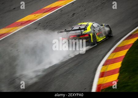 30 Vaxiviere Mathieu (fra), Mies Christopher (ger), Marschall Dennis, Audi Sport Team WRT, Audi R8 LMS GT3, action pendant les 2020 24 heures de Spa, 3e tour de la coupe d'endurance GT World Challenge Europe et du défi International GT du 22 au 25 octobre, 2020 sur le circuit de Spa-Francorchamps, à Stavelot, Belgique - photo Florent Gooden / DPPI Banque D'Images