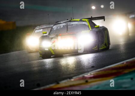30 Vaxiviere Mathieu (fra), Mies Christopher (ger), Marschall Dennis, Audi Sport Team WRT, Audi R8 LMS GT3, action pendant les 2020 24 heures de Spa, 3e tour de la coupe d'endurance GT World Challenge Europe et du défi International GT du 22 au 25 octobre, 2020 sur le circuit de Spa-Francorchamps, à Stavelot, Belgique - photo Florent Gooden / DPPI Banque D'Images