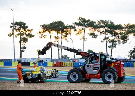 29 Van Eerd Frits (ndl), Van der Garde Giedo (nld), de Vries Nyck (nld), Racing Team Nederland, Oreca 07-Gibson, action pendant les 2020 24 heures du Mans, 7e tour du Championnat du monde d'endurance FIA 2019-20 sur le circuit des 24 heures du Mans, du 16 au 20 septembre, 2020 au Mans, France - photo Xavi Bonilla / DPPI Banque D'Images