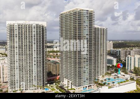 Miami Beach en Floride Banque D'Images