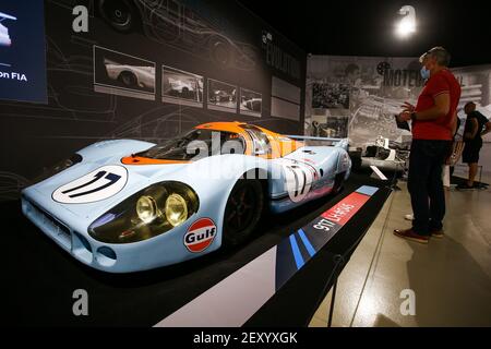 Porsche 917, Musée des 24 heures du Mans pendant les séances d'entraînement libre des 2020 24 heures du Mans, 7e tour du Championnat du monde d'endurance FIA 2019-20 sur le circuit des 24 heures du Mans, du 16 au 20 septembre 2020 au Mans, France - photo Thomas Fenetre / DPPI Banque D'Images