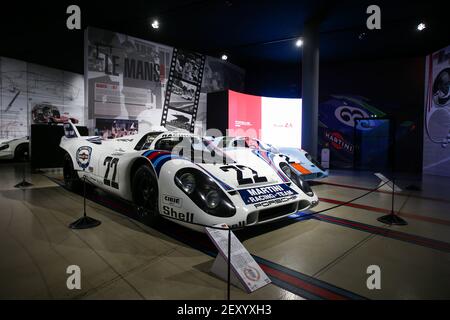 Porsche 917 Fly, Musée des 24 heures du Mans pendant les séances d'entraînement gratuites des 2020 24 heures du Mans, 7e manche du Championnat du monde d'endurance FIA 2019-20 sur le circuit des 24 heures du Mans, du 16 au 20 septembre 2020 au Mans, France - photo Thomas Fenetre / DPPI Banque D'Images