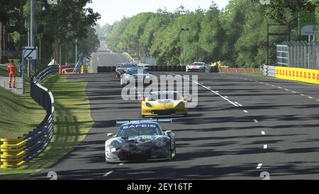 88 Riccardo Pera (ita), Loek Hartog (nld), Michael Francesconi (ita), Kevin van Dooren (nld), Dempsey-Proton Racing, Porsche 911 RSR, action pendant les 24 heures du Mans Virtual, 24 heures du Mans virtuelles, du 12 au 14 juin, 2020 course sur la plate-forme rFactor 2 - photo Clément Marin / DPPI Banque D'Images