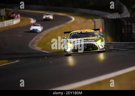 02 Haupt Hubert (ger), Buurman Yelmer (nld), Bastian Nico (ger), Piana Gabriele (ita), Mercedes-AMG Team HRT, Mercedes-AMG GT3, action pendant les 2020 24 heures de Nurburgring, sur le Nürburgring Nordschleife, du 24 au 27 septembre 2020 à Nurburg, Allemagne - photo Joao Filipe / DPPI Banque D'Images