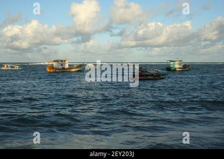 Jangadas à Porto de Galinhas, Brésil Banque D'Images