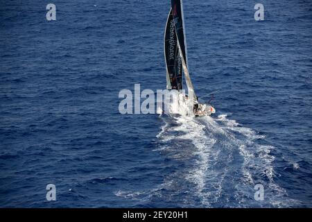 Boris Herrmann (ger) naviguant sur l'Imoca SeaExplorer - Yacht Club de Monaco pendant le Vendée Globe 2020-2021, 9e édition de la course de yacht solo non-stop autour du monde, le 15 janvier 2021 à Recife, Brésil - photo Newman Homrich/ DPPI Banque D'Images