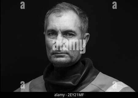 Jérémie Beyou (fra), Charal, studio de tournage pour Musto vêtements de voiles avant le Vendée Globe 2020 le 29 octobre 2020 à les Sables d'Olonne, France - photo Vincent Curutchet / DPPI Banque D'Images