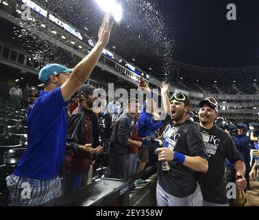 Colorado Rockies first baseman Mike Moustakas (11) in the first inning of a  baseball game Wednesday, April 12, 2023, in Denver. (AP Photo/David  Zalubowski Stock Photo - Alamy