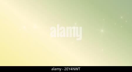 Vert clair dégradé coloré fond lumineux avec étoiles reflets lumières. Format horizontal de l'illustration vectorielle Illustration de Vecteur