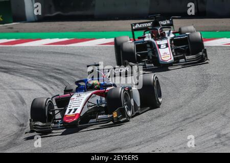 11 Delétraz Louis (Loutre), Charouz Racing System, Dallara F2 2018, action lors du 1er tour du Championnat de Formule 2 2020 de la FIA du 02 au 05 juillet 2020 sur le Red Bull Ring, à Spielberg, Autriche - photo Diederik van der Laan / Dutch photo Agency / DPPI Banque D'Images