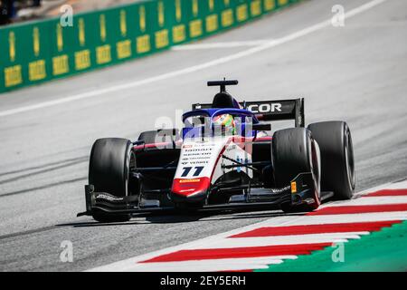 11 Delétraz Louis (Loutre), Charouz Racing System, Dallara F2 2018, action lors du 1er tour du Championnat de Formule 2 2020 de la FIA du 02 au 05 juillet 2020 sur le Red Bull Ring, à Spielberg, Autriche - photo Antonin Vincent / DPPI Banque D'Images
