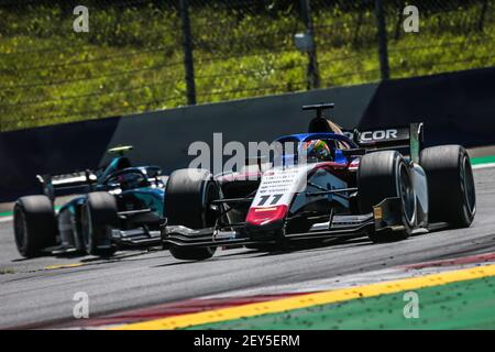 11 Delétraz Louis (Loutre), Charouz Racing System, Dallara F2 2018, action lors du 1er tour du Championnat de Formule 2 2020 de la FIA du 02 au 05 juillet 2020 sur le Red Bull Ring, à Spielberg, Autriche - photo Diederik van der Laan / Dutch photo Agency / DPPI Banque D'Images