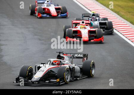 24 Mazepin Nikita (rus), Grand Prix Hitech, Dallara F2 2018, action lors de la 3ème manche du Championnat de Formule 2 2020 de la FIA du 17 au 19 juillet 2020 sur la Hungaroring, à Budapest, Hongrie - photo Antonin Vincent / DPPI Banque D'Images