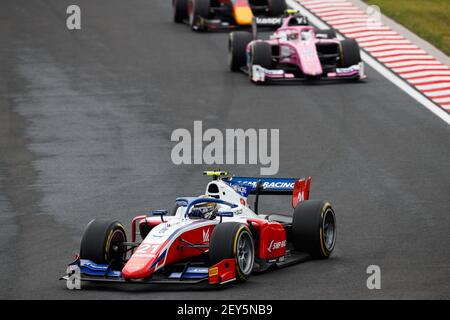 21 Shwartzman Robert (rus), Prema Racing, Dallara F2 2018, action lors de la 3ème partie du Championnat de Formule 2 2020 de la FIA du 17 au 19 juillet 2020 sur la Hungaroring, à Budapest, Hongrie - photo Antonin Vincent / DPPI Banque D'Images