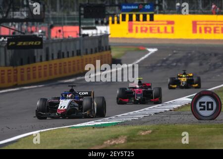 11 Delétraz Louis (LTS), Charouz Racing System, Dallara F2 2018, action lors de la 4ème manche du Championnat de Formule 2 2020 de la FIA du 31 juillet au 2 août 2020 sur le circuit Silverstone, à Silverstone, Royaume-Uni - photo Diederik van der Laan / Dutch photo Agency / DPPI Banque D'Images