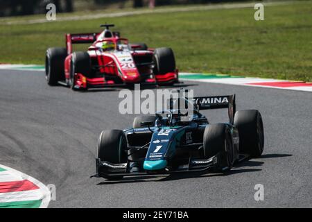 01 VIP Juri, Dams, Dallara F2 2018, action lors de la 9ème partie du Championnat FIA Formule 2 2020 du 11 au 13 septembre 2020 sur l'Autodromo Internazionale del Mugello, à Scarperia e San Piero, près de Florence, Italie - photo Diederik van der Laan / Dutch photo Agency / DPPI Banque D'Images